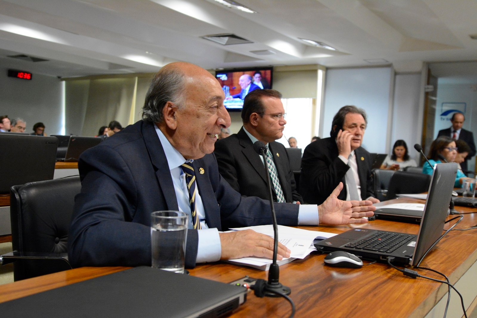 Senador Pedro Chaves na Comissão de Assuntos Econômicos - ACICG.