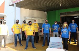 Ação máscaras - ACICG.