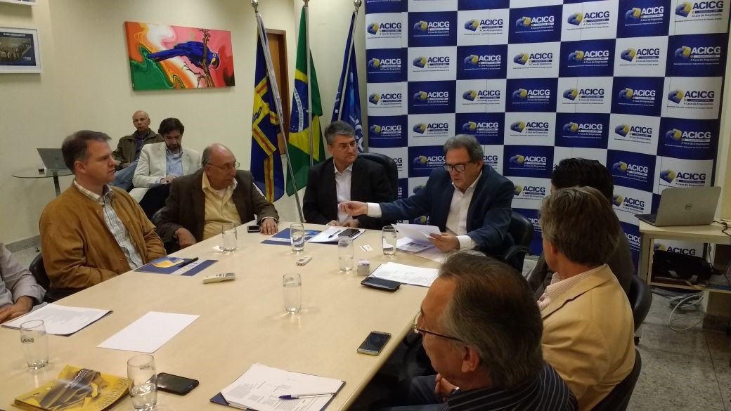 Reunião Moka e Pedro Chaves - ACICG.