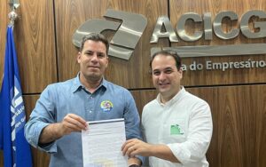 ACICG entrega pauta empresarial ao candidato ao governo Capitão Contar