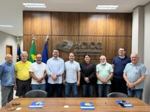 ACICG recebe deputado federal Marcos Pollon