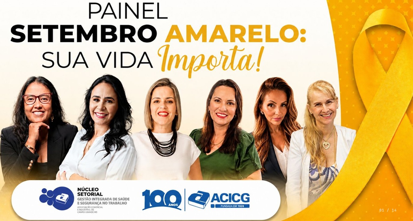 ACICG promove painel com seis especialistas sobre saúde mental e bem-estar no trabalho